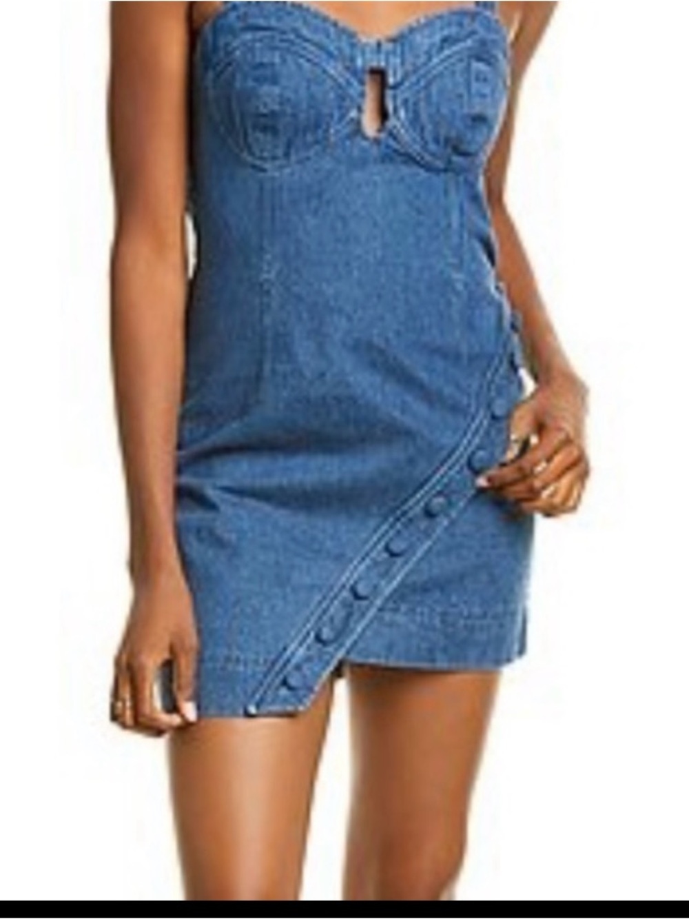 Kendall + Kylie Denim Staples Mini Dress Size S